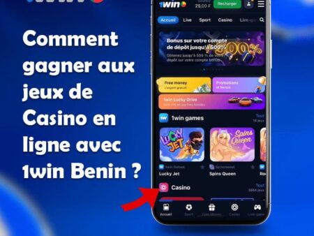 Comment gagner aux jeux de casino en ligne avec 1win Bénin ?