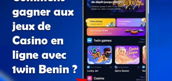 Comment gagner aux jeux de casino en ligne avec 1win Bénin ?