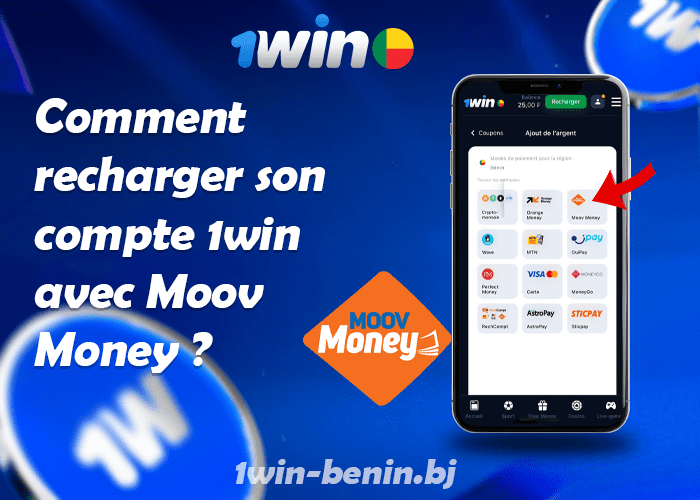 Comment recharger son compte 1win avec Moov Money ?