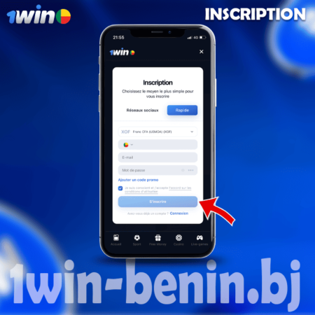 Les différentes étapes d’inscription 1win Bénin 