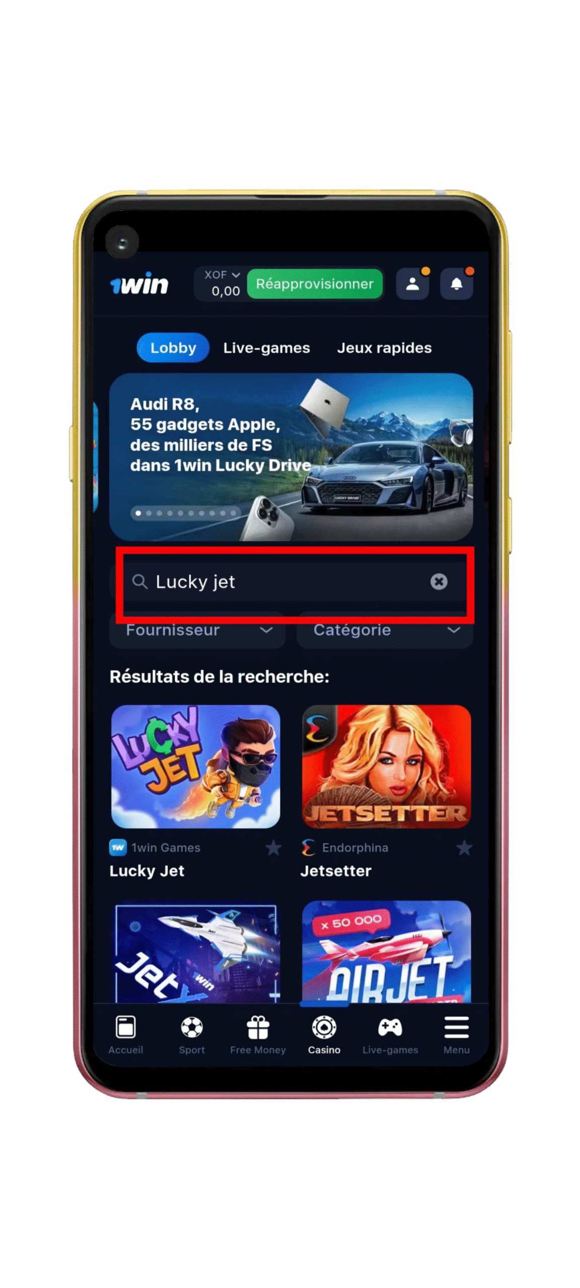 Rechercher "Lucky Jet"