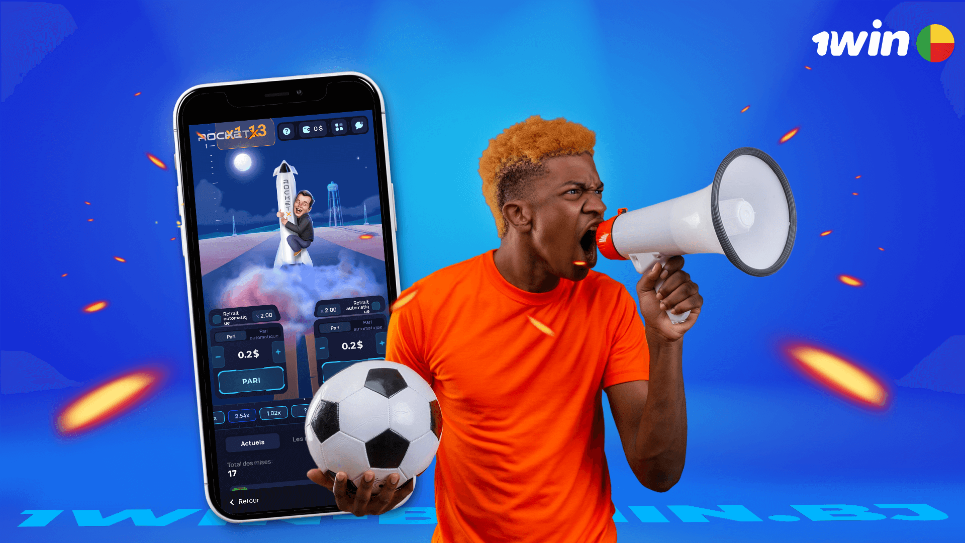 Comment jouer Rocket Queen 1Win en ligne ?