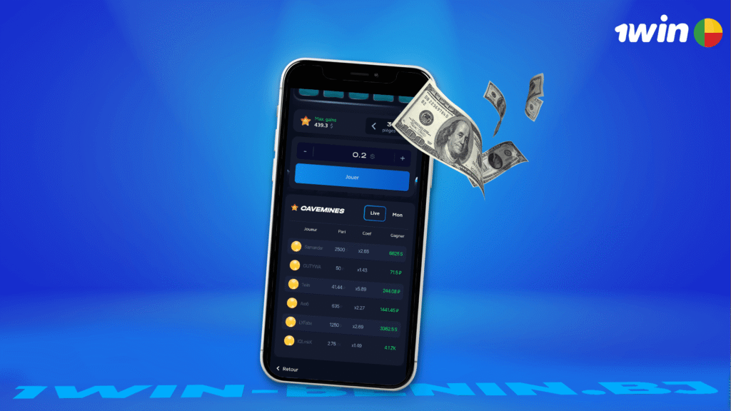 Jouer à Royal Mines sur l’application mobile 1Win