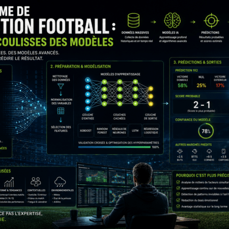 Algorithme de prédiction football : dans les coulisses des modèles