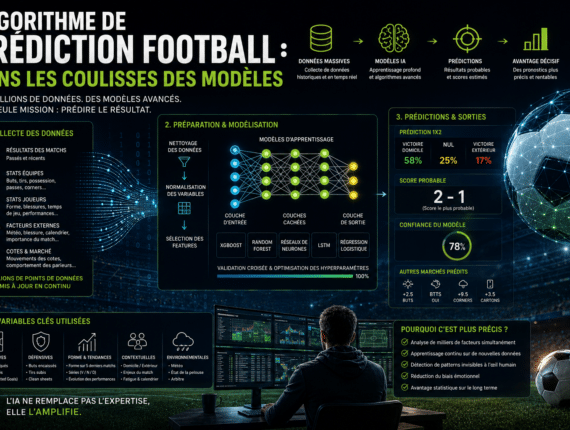 Algorithme de prédiction football : dans les coulisses des modèles